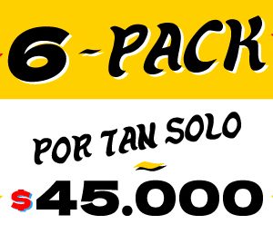 6 pack x $45.000